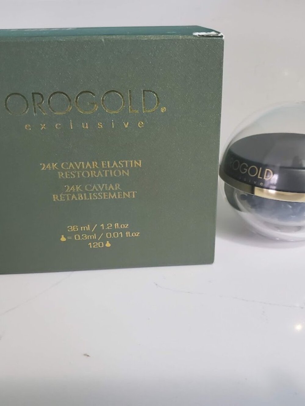 OROGOLD Exclusive 24K Caviar Elastin Restoration 120 Capsules Skin Care